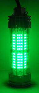 Wholesale led lamps: Test of LED Underwater Lamp 100W Green