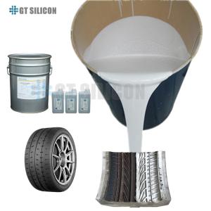 Wholesale rtv 2 for resin: Car Tires Tyre Mold Making Liquid Silicone Rubber Silicone Molds