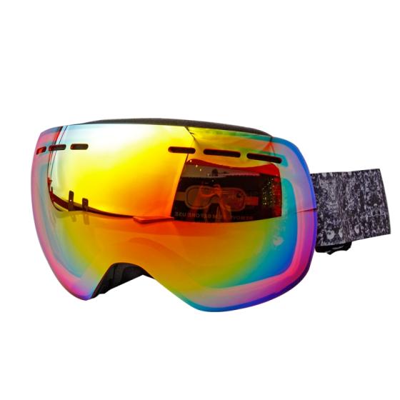 Hot Sale Orange Magnetic Ski Goggles with Good Quality(id:10820084 ...