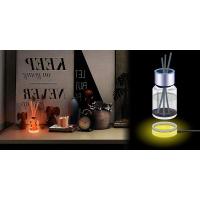 USB Powered Round LED Light Base, 7 Changing Lighting Colors, with 3-Button Controller 3