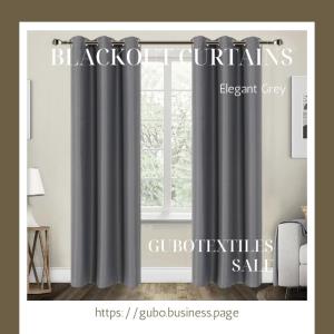 Wholesale fabric window curtains: Blackout Curtains
