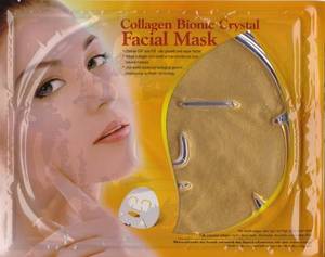Wholesale crystal ornament: Best Seller 24K Gold Collagen Crystal Facial Mask ( HOT! )