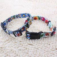 New Arrival Wholesale Custom Printed Dog Collar and Leash