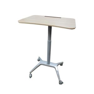 Wholesale computer table: Height Adjustable Gas Laptop Notebooks Computer Desk Movable Office Table Stand Sit Aluminum Working