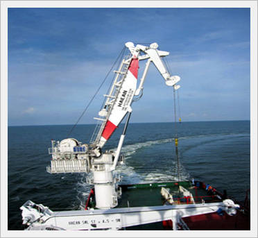 50T AHC(Active Heave Compensation) Offshore Knuckle Crane - Buy Korea ...