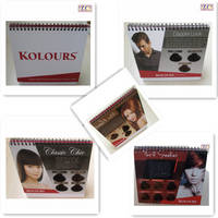 Sell customized hair color swatch book