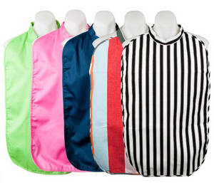 Wholesale Baby Bibs: Collar Style Polyester Lining Adult Bib