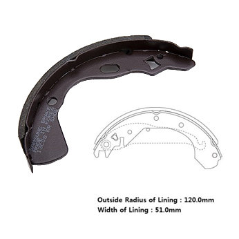 Automotive Brake Shoe Assembly(id:10119534) Product details - View ...