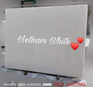 Wholesale polished tile: Vietnam White Marble