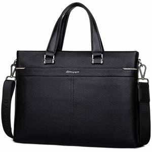 Wholesale genuine bags: Horizontal Genuine Leather Laptop Bag