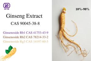 Wholesale ginseng products: Ginseng Extract Ginsenoside 10%-80% CAS 90045-38-8 Natural Herbal Extract