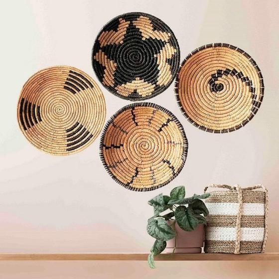 Sell Patterned Seagrass Handwoven Basket Wall Decor HP - WD008