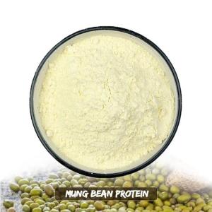 Wholesale green bean: 100% Natural Planting Green Mung Bean Protein 80% Powder for Healthcare Supplements