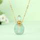 Stone Essential Oil Diffuser Necklace Stainless Steel Necklaces Pendant Perfume Aromatherapy