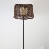 Sell outdoor arc large wicker natural rattan bamboo floor lamp