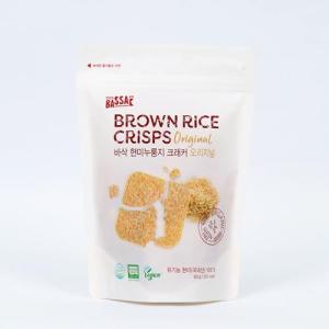 Wholesale korean snacks: Bassak Brown Rice Crisps Original