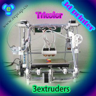 Wholesale - Wholesale   Reprappro MenDel Tricolor 3D Printer  Kit Package