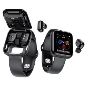 Wholesale mea: X5 Smart Watch TWS BT Headset Wireless Earphones 2 in 1 Multifunction Mode Waterproof Heart Rate Mea