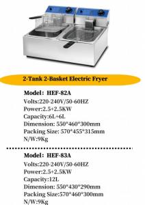 Wholesale stainless steel basket: Deep Fryer for Commercial Kitchen