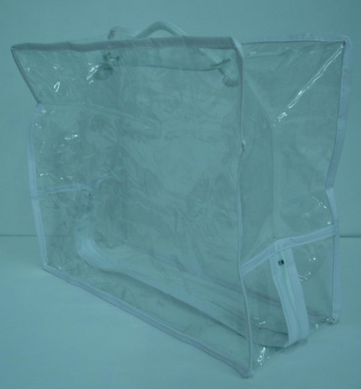 Clear PVC Bag Quilt Bag Comforter Bag with Rope N Zipper(id:8886530 ...