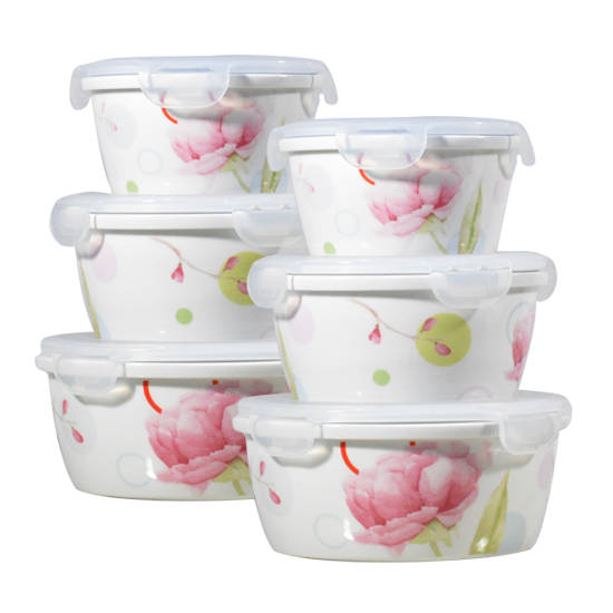 Lala Porcelain Food Container Id, White Porcelain Food Storage Containers