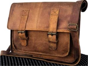 Wholesale binder clips: Leather Vintage Buffalo Bag