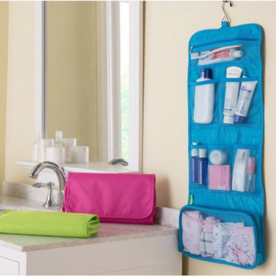 Hanging Organizer Bathroom Storage Travel Makeup Cosmetic and Toiletry ...