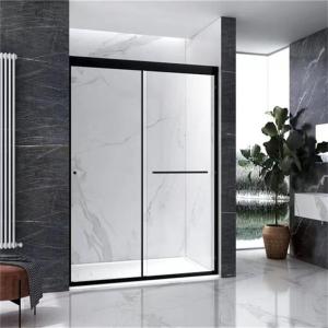 Wholesale safety tempered glass railing: Classical Framed Heavy-duty Bypass Sliding Shower Door