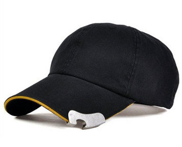 Plain Cotton Baseball Bottle Opener Hat