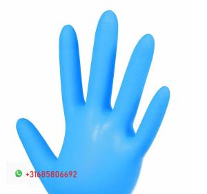 Wholesale manufacture: Blue Examination Disposable Nitrile Gloves