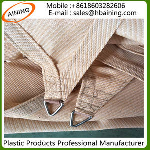 Wholesale polyester shade sail: Triangle Square HDPE or Polyester Waterproof Sun Shade Sail