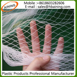 Wholesale bird netting: Virgin HDPE White or Black Color Anti Bird Protection Net