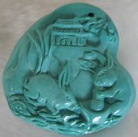Turquoise Carving jewelry
