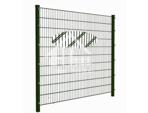 Wholesale double wire: High Quality Public Facility Walkway Pedestrian Double Wire Panel Fence