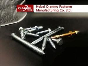 Wholesale galvanized nails: Factory Price High Quality Manufacturer Flat Head Hex Head Wood Screw  Hdg Wood Screw