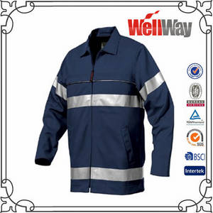 Navy Safety Reflective Tape Men Work Shirts China(id:9412850). Buy