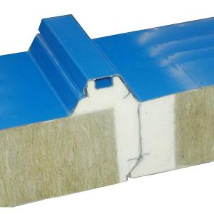 Wholesale rocking board: 100mm Rock Wool Sandwich Panel Sandwich Composite Board for Roof