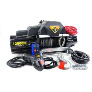Wholesale auto detailing: High Pulling Force SC13.0WEX Winch Black with Black Synthetic