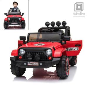 Wholesale rides: Off-Road Ride On Car with Remote Control Jeep Style Music Truck 12V Electric Toy