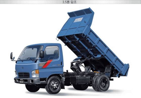 MIGHTY II 3.5ton / HD72 DUMP TRUCK - HYUNDAI CONSTRUCTION 