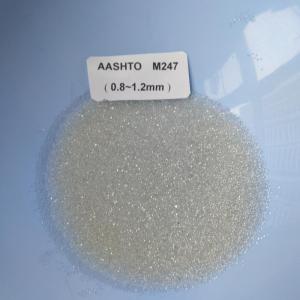 Wholesale reflective glass beads: AASHTO M247 Type 2 Glass Beads for Road Making 0.8~1.2mm Reflective Glass Beads