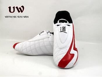 UWIN NEW Discipline Martial Arts Shoes - White and Red - TKD - Tae Kwon Do