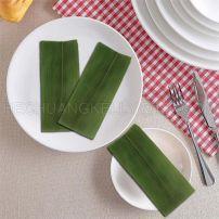 Wholesale bamboo dinner plate: Square Bamboo Leaves