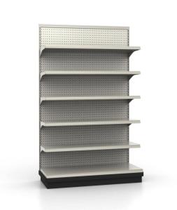 Wholesale metal storage shelves: Supermarket Gondola Shelves for Retail Store Fixture Display Racks Heda Shelves