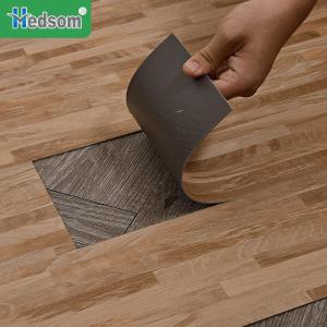 Wholesale pvc covering: Anti Slip and Waterproof PVC Plastic Vinyl LVT Floor Self Adhesive Dry Back Covering