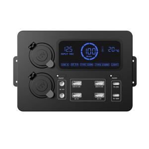Wholesale circuit breaker boxes: 12V Mini Battery Box Outdoor Power Distribution Equipment 13 Ports for Hub Motorhome Canopy Caravan