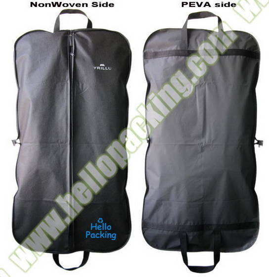 Sell Black Folding PEVA + NonWoven Garment Bag