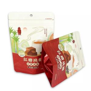 Wholesale snack: Factory Supply Resealable Stand Up Pouch Doypack for Sugar/Beans Packing