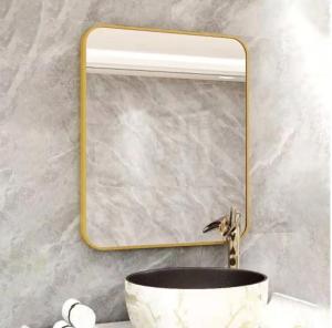 Wholesale dresser: Aluminium Frame Rectangular Vanity Mirror Frame Round Corner Dresser Mirror