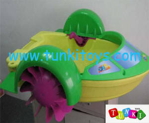 Wholesale Plastic Toys: Hand Boat Paddler Boat Kids Power Boat Amusement Boat
